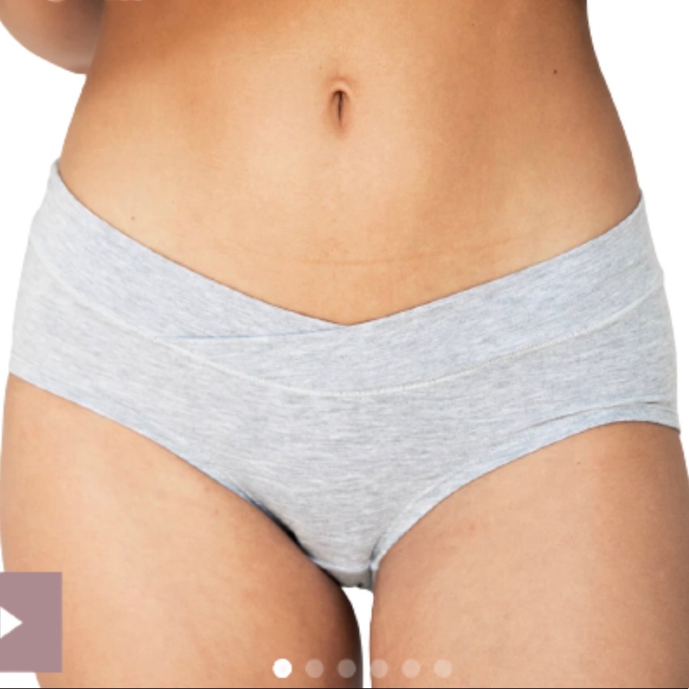 Bamboo hipster style Panty grey heather L/XL